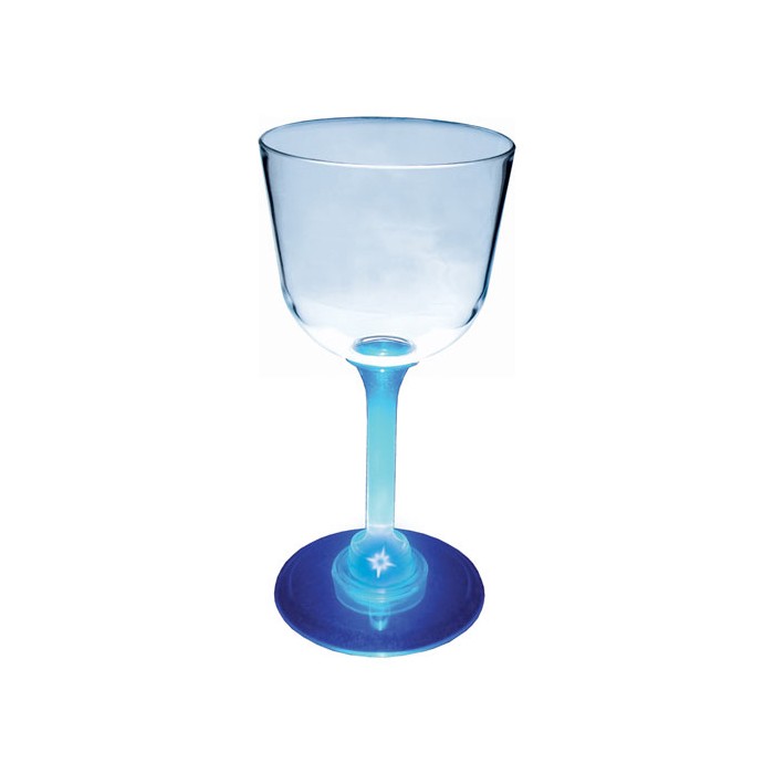 Custom Printed Light-Up Plastic Wine Glasses