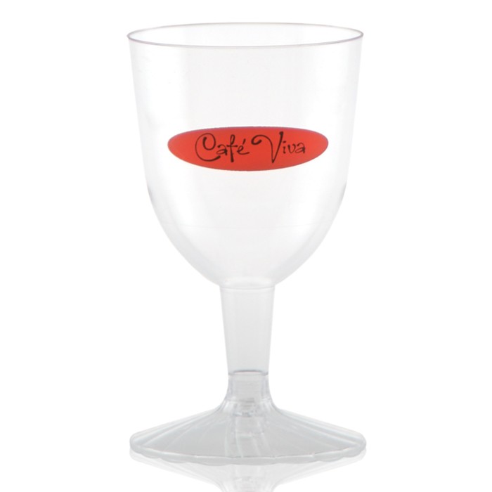 Plastic Wine Goblet with Detachable Base