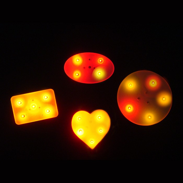 LED Light-up badge for wedding favors