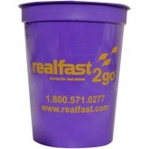 16 oz Colored Plastic Stadium Cup