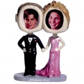 Custom Bobble-Head of Wedding Couple - A Fun Wedding Favor