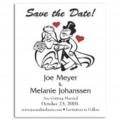 Save the Date - Cartoon Couples