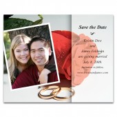 Save the Date - Rose with Photo